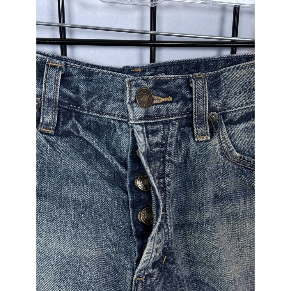 Free People Costello Vintage Frayed Hem‎ Cutoff Denim Shorts Womens 26 OB474619 - Picture 4 of 11